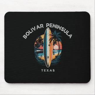 Mousepad Península Bolivar Texas Homens Mulheres Surfe 