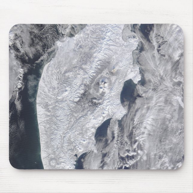 Mousepad Península de Kamchatka, Rússia Oriental 2 (Frente)