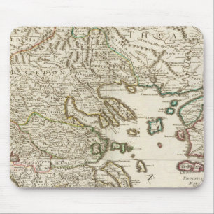 Mousepad Península dos Balcãs, Grécia, Macedônia