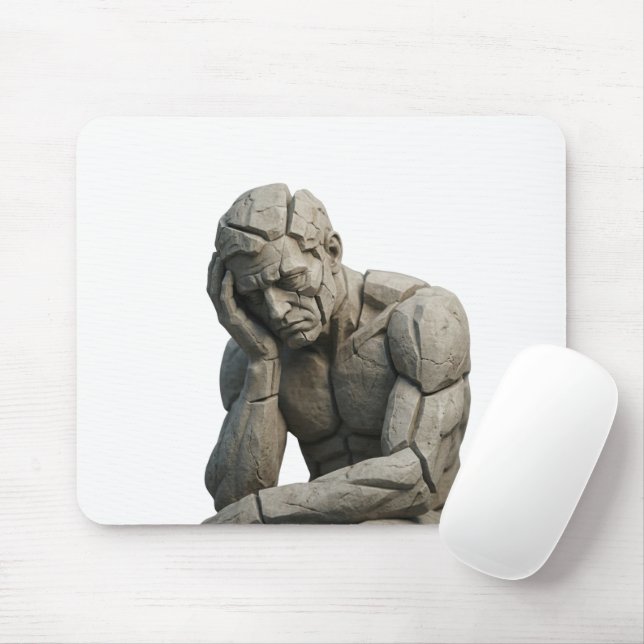 Mousepad Pensamento Fragmentado (Com mouse)