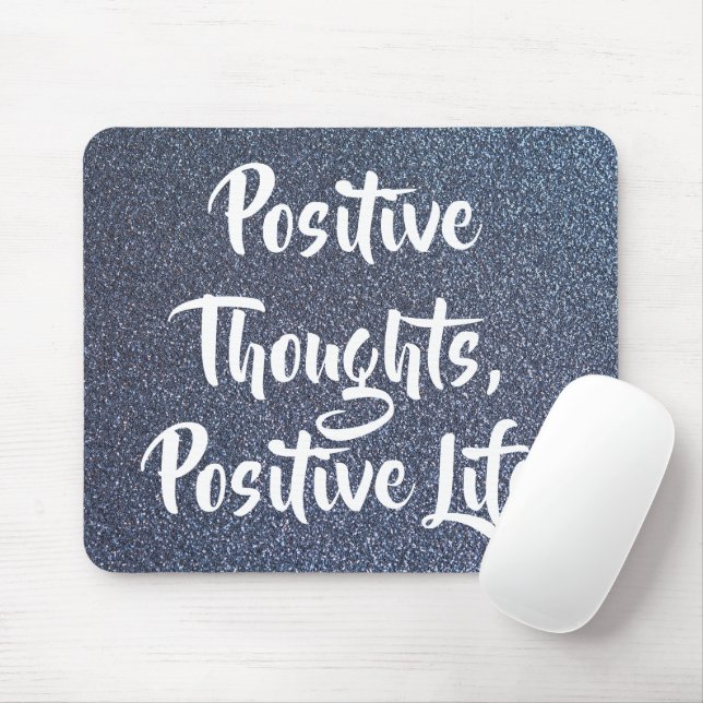 Mousepad Pensamentos Positivos Personalização da Cotação In (Com mouse)