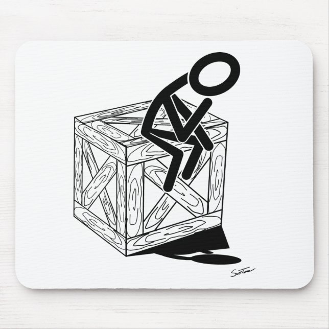 Mousepad Pensando fora da caixa (Frente)