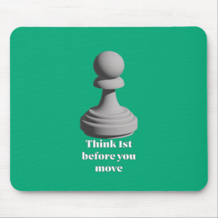 Mousepad Pensar no peão primeiro