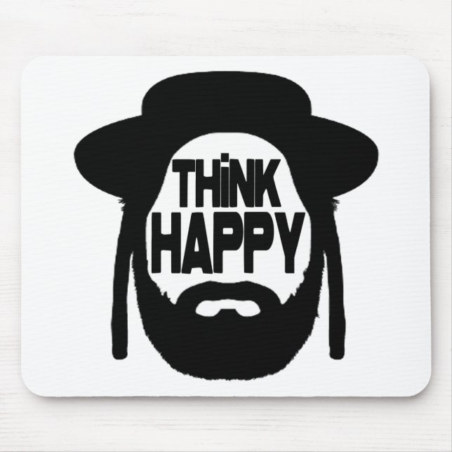 Mousepad Pense feliz (Frente)
