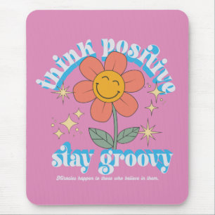 Mousepad Pense no Slogan Positivo de Manutenção