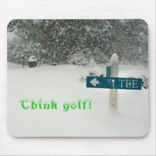 Mousepad Pense o golfe!