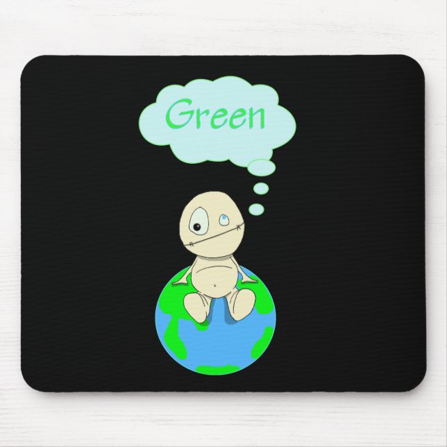 Mousepad Pense… o verde (Frente)