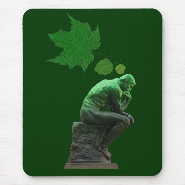 Mousepad Pense verde (Frente)