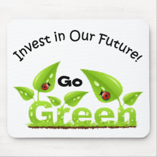 Mousepad Pense verde Ladybug