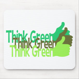 Mousepad Pense verde mousepad, personalizável