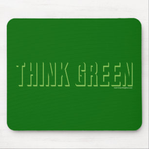 Mousepad Pense verde - Sombra
