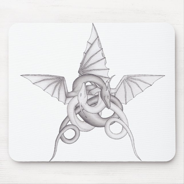 Mousepad Pentagram do dragão (Frente)