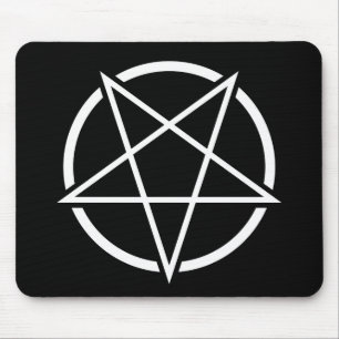 Mousepad Pentagram No.1 (branco)