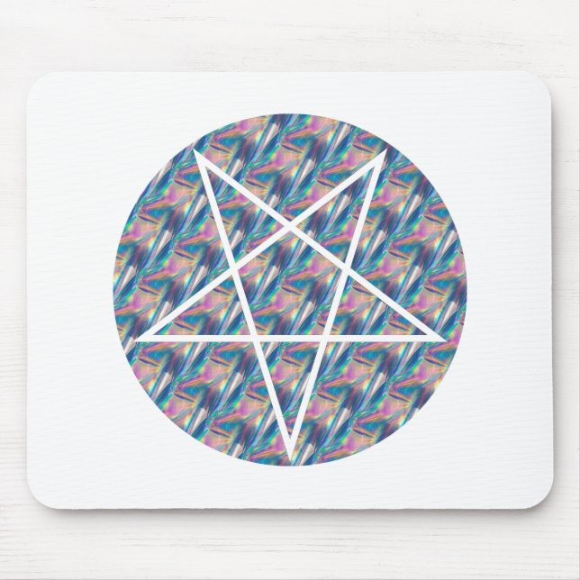 Mousepad pentagrama de holograma (Frente)