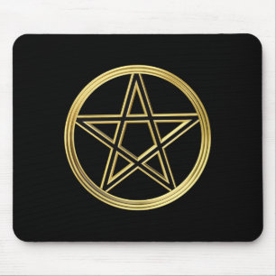 Mousepad Pentagrama de ouro