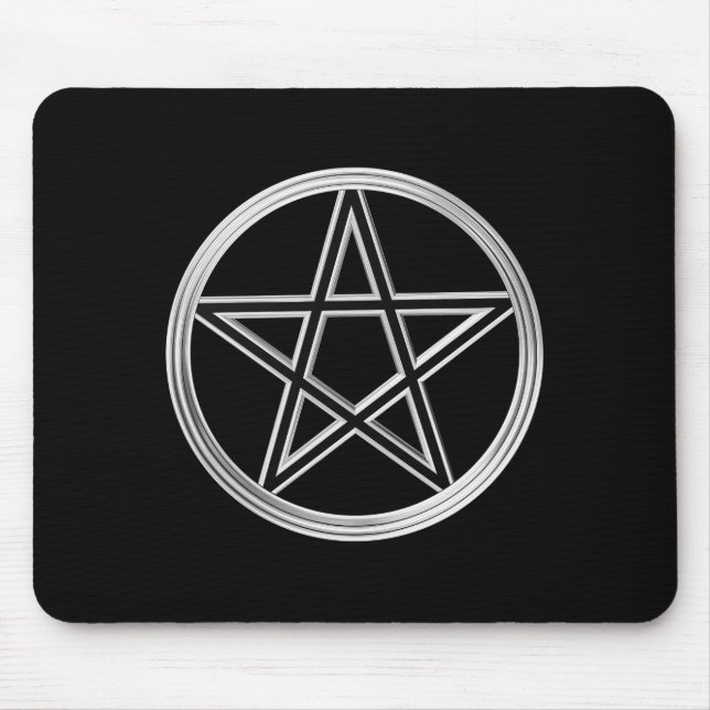 Mousepad Pentagrama de prata (Frente)