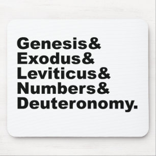 Mousepad Pentateuco Gênesis Êxodo Levítico Números...