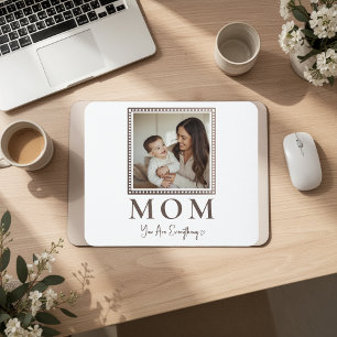 Mousepad Penteado Moderno Personalizado Foto da Mamãe Prese