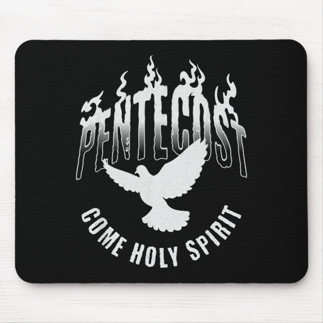 Mousepad Pentecost Come Holy Spirit Catholic Dove  (Frente)