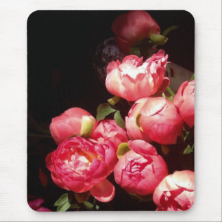 Mousepad Peônias cor-de-rosa