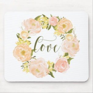 Mousepad Pêonias Laranja Pastel Alojamento