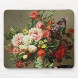 Mousepad Peônias, papoilas e rosas, 1849