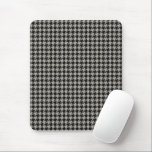 Mousepad Pepita Clássica Houndstooth, Cinza Negra<br><div class="desc">Evergreen elegante e clássico padrão de tecido,  apresentando padrão pepita / houndstooth em combinação de preto e cinza.</div>