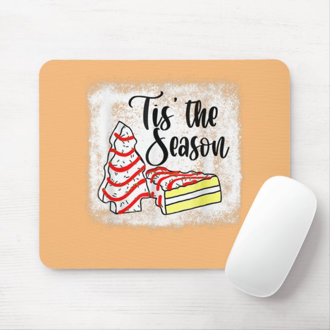 Mousepad Pequena Árvore De Natal Faz Debbie (Com mouse)