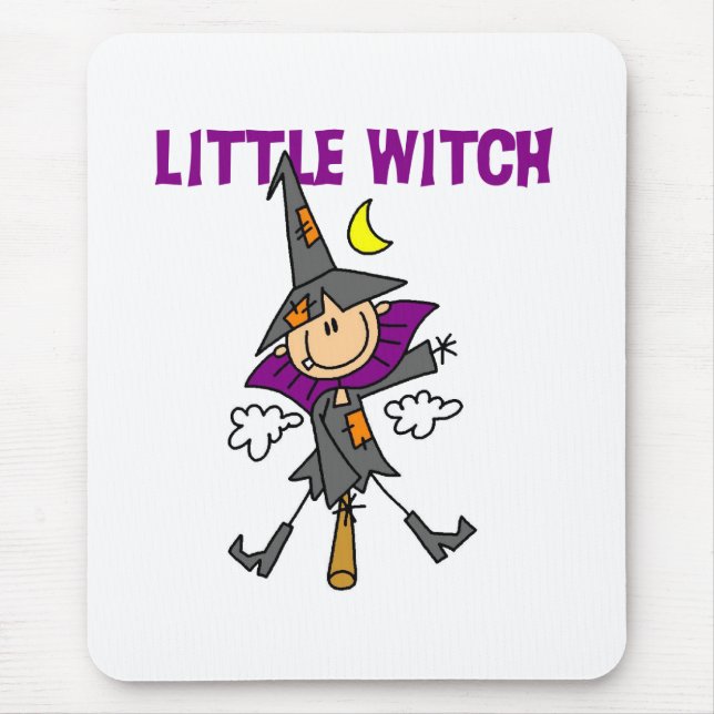 Mousepad Pequena Bruxa Halloween (Frente)