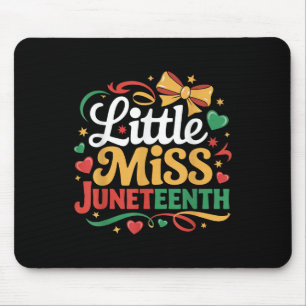 Mousepad Pequena Senhorita Juneteenth Para Meninas Coquette
