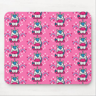 Mousepad Pequenas Meninas Rosa Pidro-Unicórnio Pony