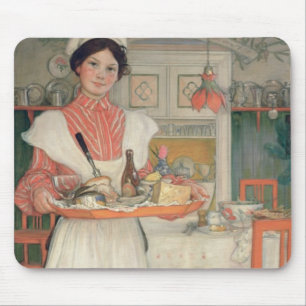 Mousepad Pequeno almoço em uma bandeja, 1904 do carregando