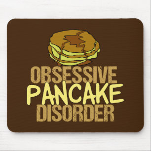 Mousepad Pequeno almoço engraçado da desordem obsessiva d