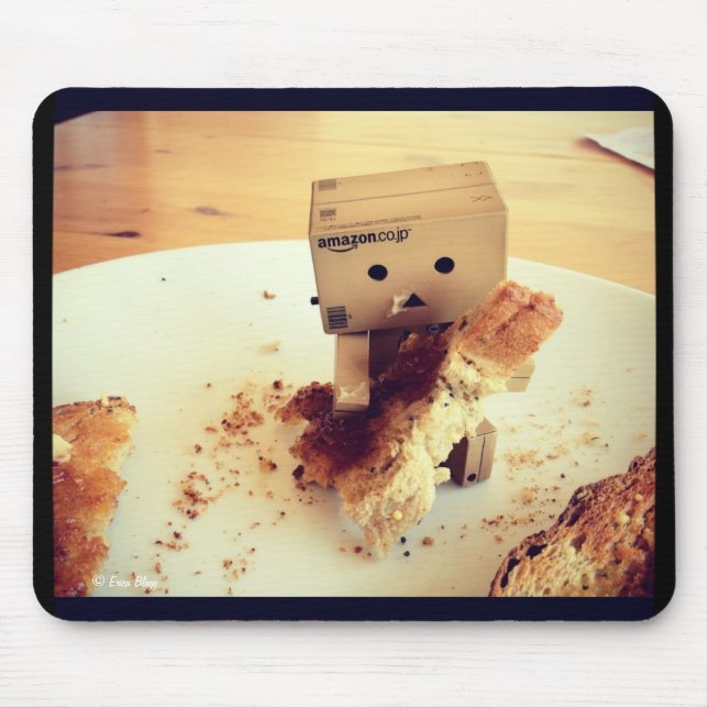 Mousepad Pequeno almoço - pouca série de Danbo (Frente)