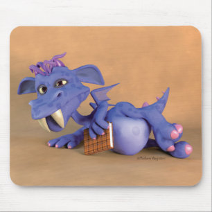 Mousepad Pequeno Dragão deitado Assim-assim