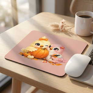 Mousepad Pequeno e Fofo Rato de Mesa de Pássaros Amigos de