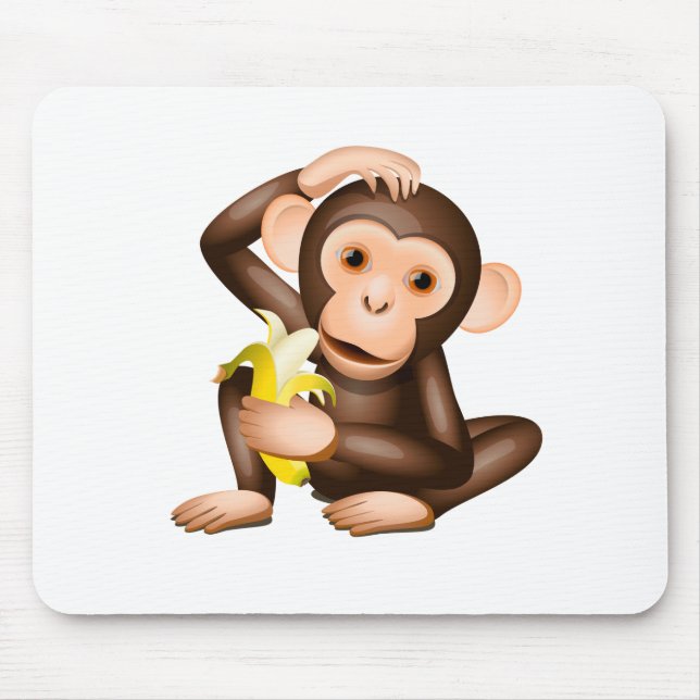 Mousepad Pequeno macaco (Frente)