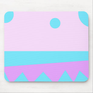 Mousepad Pequeno monstro Abstrato -