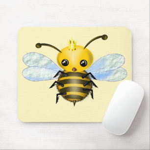 Mousepad Pequeno Mouse Queen Bee - Cores Personalizadas