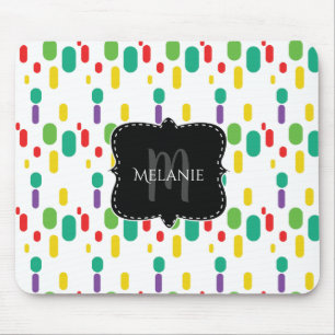 Mousepad Pequeno Pano de Rato Personalizado Colorido Compri