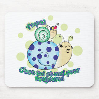 Mousepad Pequeno papá do à do garçon