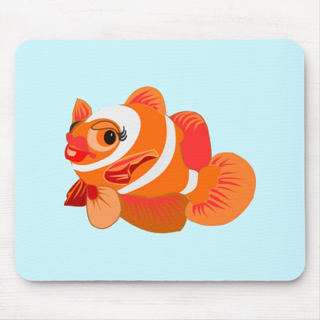 Mousepad Pequeno Peixe Laranja (Frente)