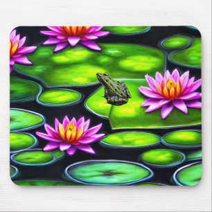 Mousepad Pequeno Sapo no Lily Pad