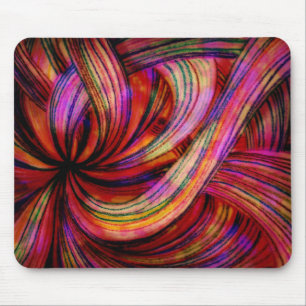 Mousepad Pequeno tapete para mouse Redemoinhos Coloridos Pe