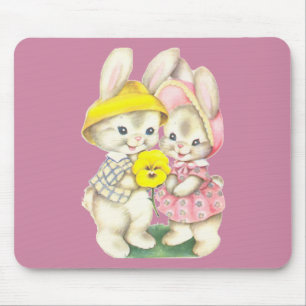 Mousepad Pequenos coelhos