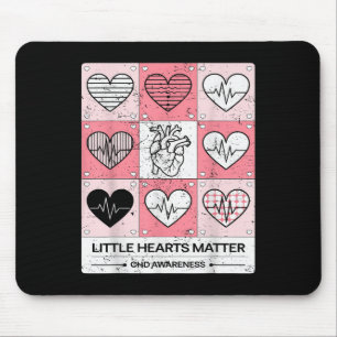 Mousepad Pequenos Corações Sensibilização Infantil Anatomia
