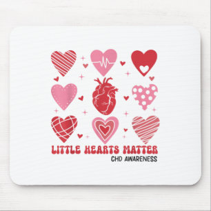 Mousepad Pequenos Corações Sensibilização Infantil Anatomia