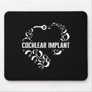 Mousepad Perda Auditiva Conscientização Amor Implante Cocle