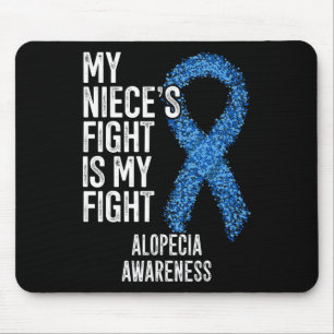 Mousepad Perda de cabelo Minha sobrinha é minha luta contra