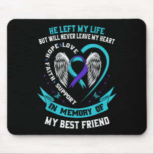 Mousepad Perda Em Memória do Meu Melhor Amigo Conscientizaç